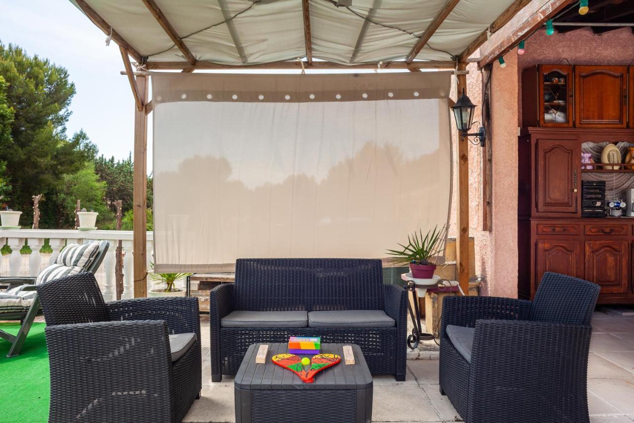 Appartement Avec Piscine Et Cuisine Roquefort-la-Bédoule Exterior foto